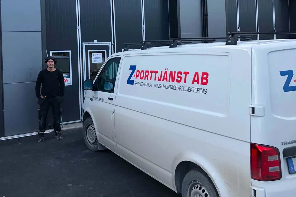 Z-Porttjänst – servicebil